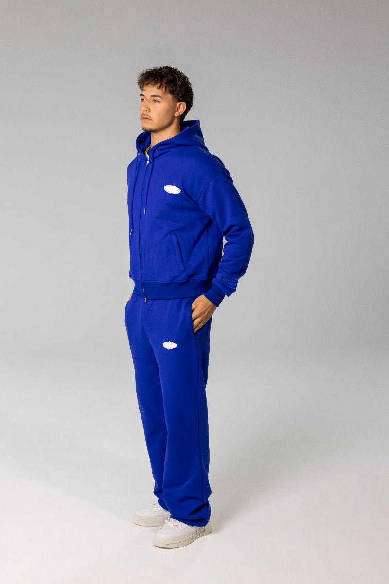 Cobalt Blue INFINITE HORIZON Zip Hoodie Set – SITL store