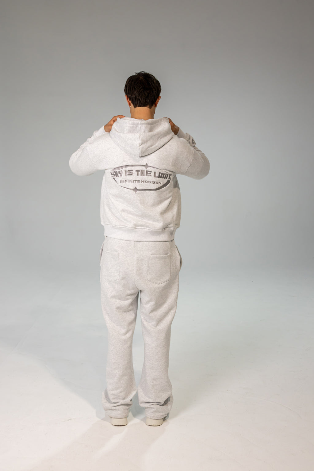 Ice Grey INFINITE HORIZON Zip Hoodie Set
