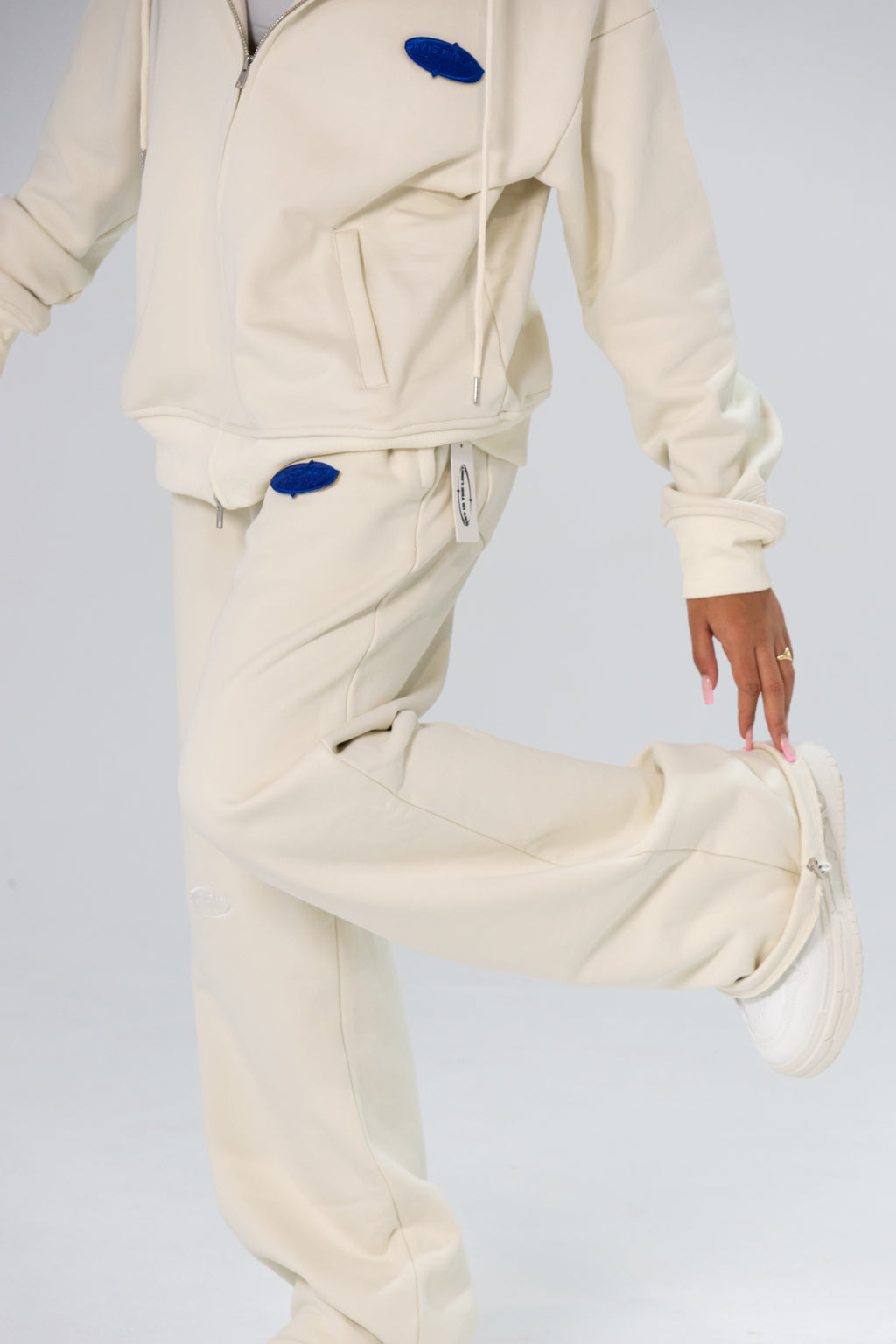 Off-Beige INFINITE HORIZON Zip Hoodie Set